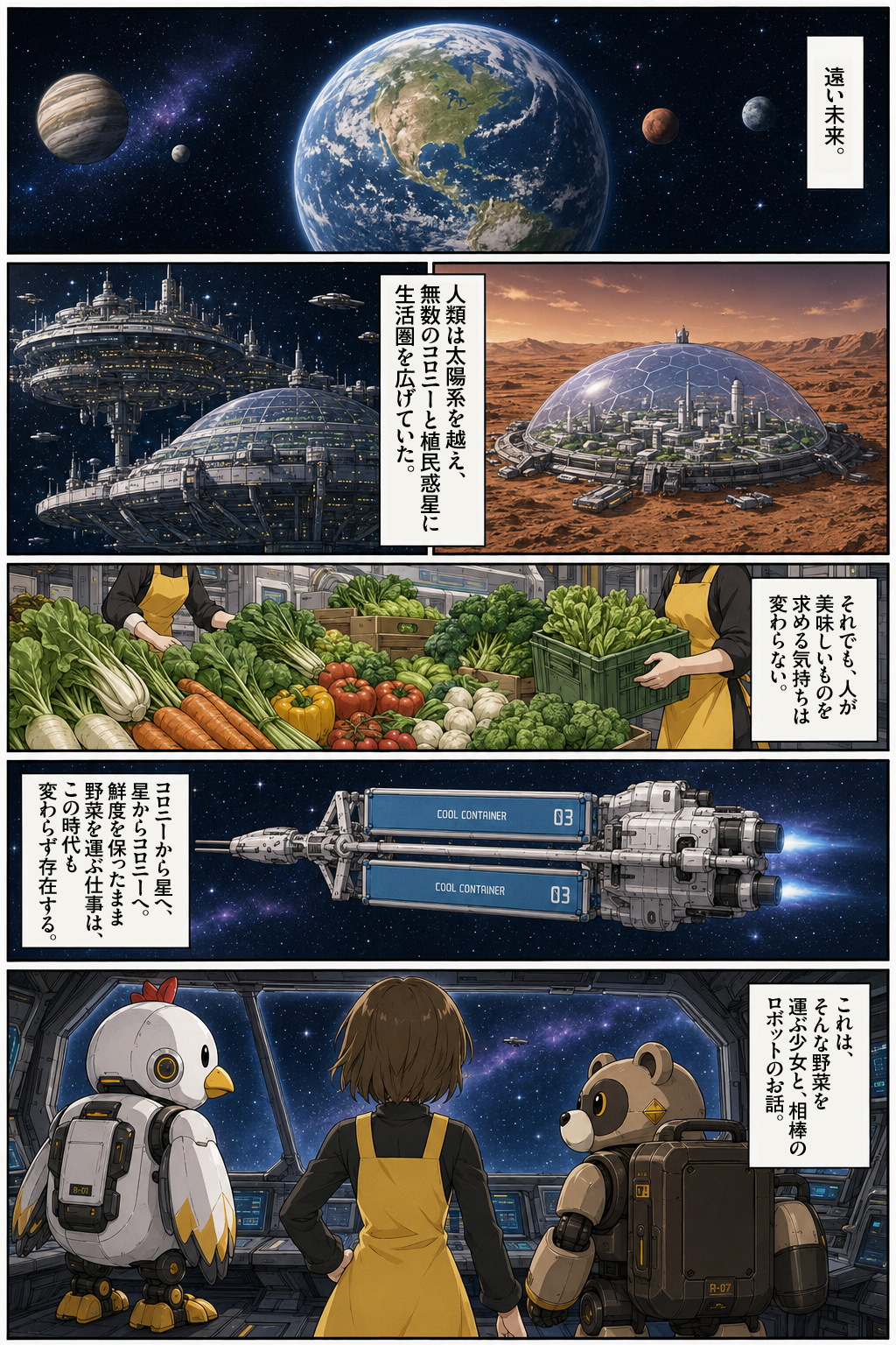 やさいをはこべ サイドストーリー - 宇宙スイカを運べ