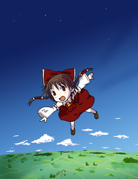 空も飛べないなんて - 博麗霊夢