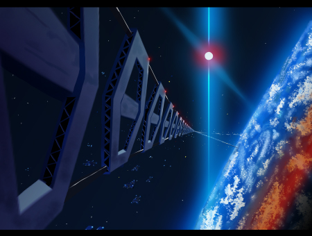 軌道リングのある風景２