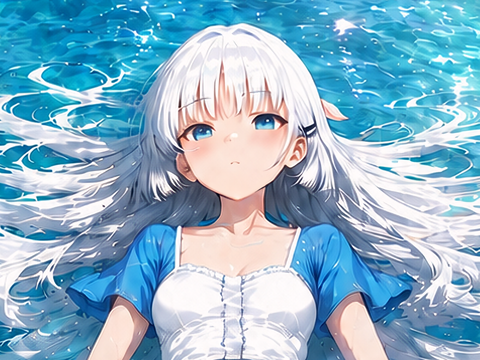 夏の水面