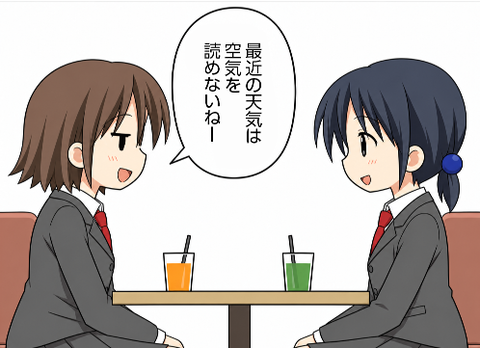天気も空気を読め！